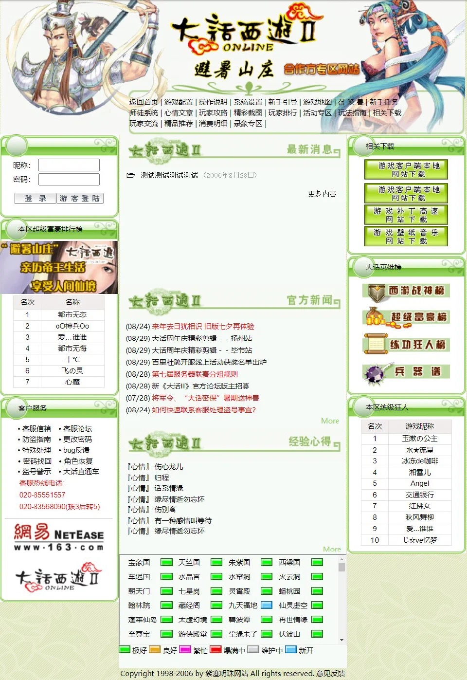 博客文章页面